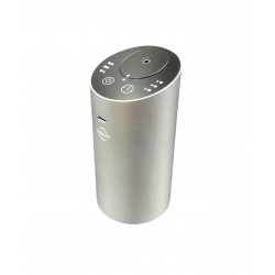 Mini Aroma Car & Home Diffuser Luxury, Good Scent, With rechargeable battery, silver colour